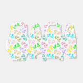 Pasen Bunny Voeten Patroon Aangepast Bedankdoosjes (Uitgevouwen)