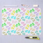 Pasen Bunny Voeten Patroon Aangepast Tissuepapier (Craft)