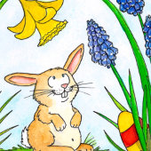 Pasen Bunny wenskaart van Nicole Janes Feestdagen Kaart