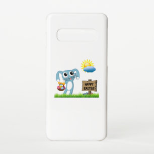 Pasen Bunny wenst een gelukkige Pasen Samsung Galaxy S10 Hoesje