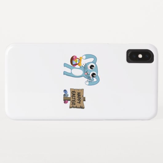Pasen Bunny wenst Happy Pasen Case-Mate iPhone Case (Achterkant (horizontaal))