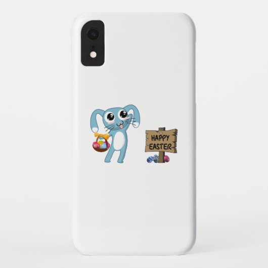 Pasen Bunny wenst Happy Pasen Case-Mate iPhone Case (Achterkant)