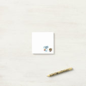 Pasen Bunny wenst Happy Pasen Post-it® Notes (Op bureau)