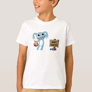 Pasen Bunny wenst Happy Pasen T-shirt