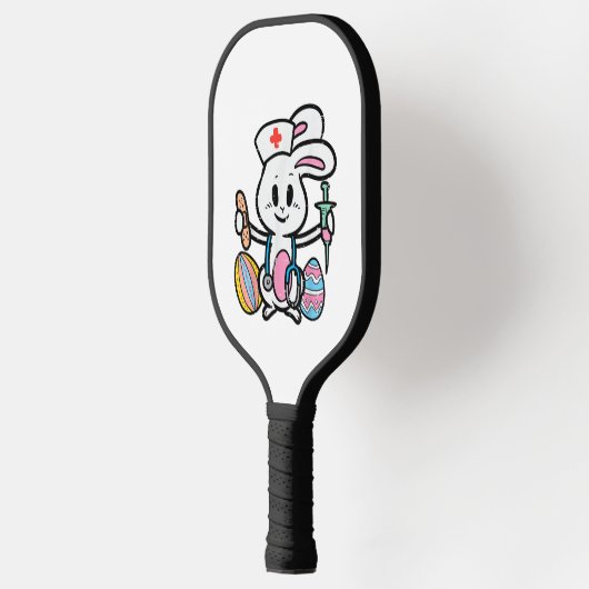 Pasen Bunny Zurse Stethoscope Cute Rabbit Scrub Pickleball Paddle (Links)