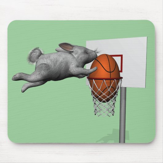Pasen Bunny's perfecte slam-dunk Muismat (Voorkant)