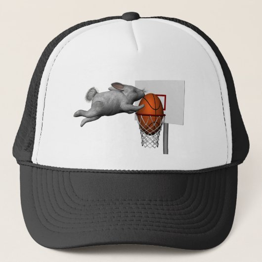 Pasen Bunny's perfecte slam-dunk Trucker Pet (Voorkant)