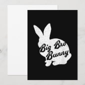 Pasen cadeau voor grote broer Bunny geschenk voor (Voorkant / Achterkant)