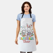 Pasen Cafetaria Bemanning Lunch Dame School Cafeta Schort (Gedragen)