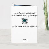 Pasen Calla Lily - Blank Inside Feestdagen Kaart (Achterkant)