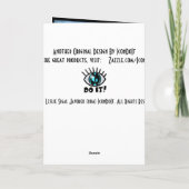 Pasen Calla Lily (gepersonaliseerd) Feestdagen Kaart (Achterkant)