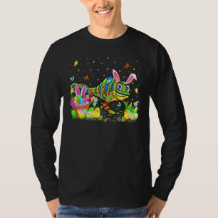 Pasen Chameleon Bunny Egg Hunting Chameleon Easte T-shirt