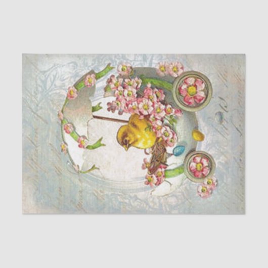 Pasen Chariot Tissuepapier (Voorkant)