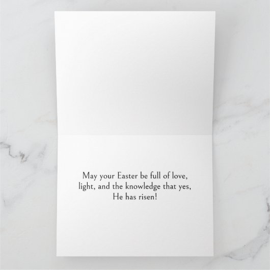 Pasen Cherry Blossom heeft Matthew 28:6. Kaart (Binnen)