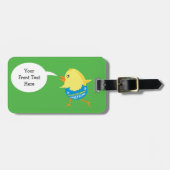 Pasen Chick aangepaste bagagelabel (Voorkant horizontaal)