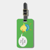 Pasen Chick aangepaste bagagelabel (Voorkant verticaal)