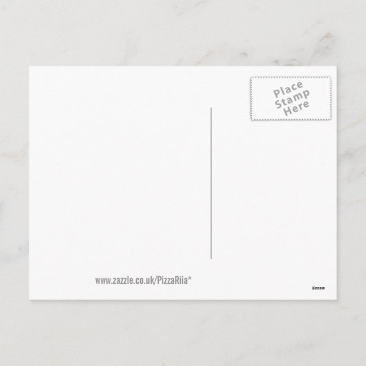 Pasen Chick aangepaste briefkaart (Achterkant)