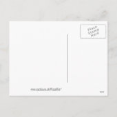 Pasen Chick aangepaste briefkaart (Achterkant)