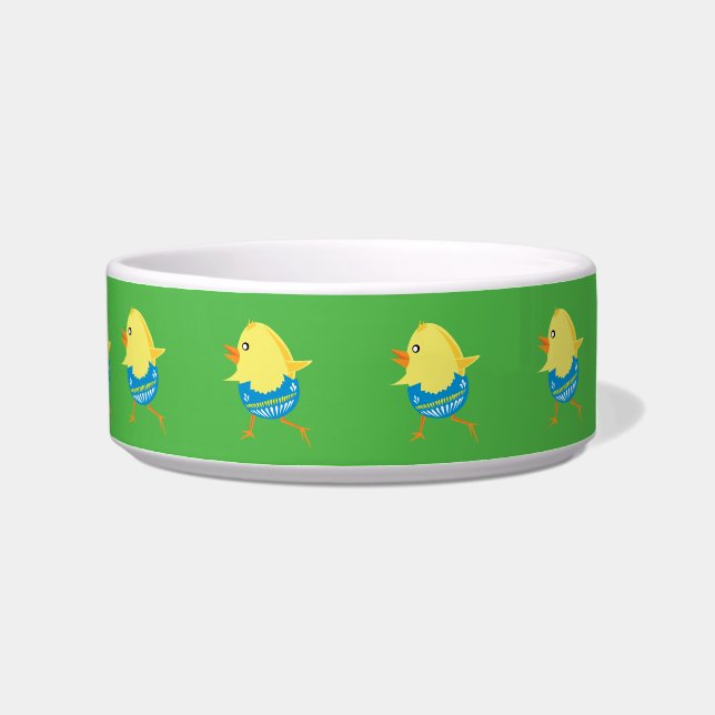 Pasen Chick aangepaste huisdier kom (Rechts)