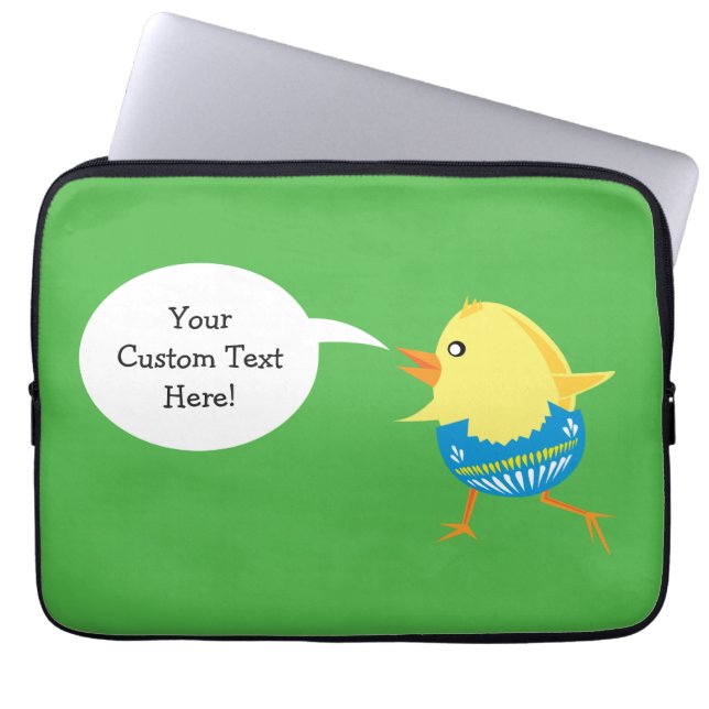 Pasen Chick aangepaste laptop mouwen Sleeve (Voorkant)