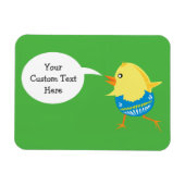 Pasen Chick aangepaste magneet (Horizontaal)