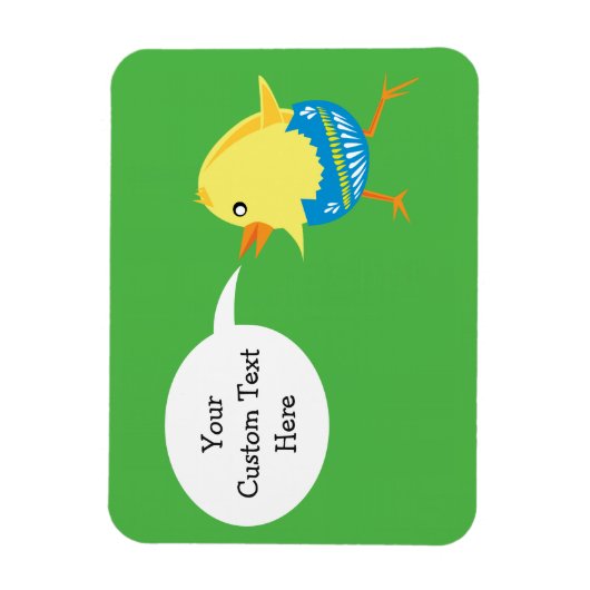 Pasen Chick aangepaste magneet (Verticaal)