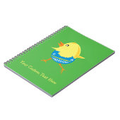 Pasen Chick aangepaste notitieboek (Linkerzijde)