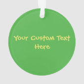 Pasen Chick aangepaste ornament (achterkant)