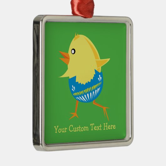 Pasen Chick aangepaste ornament (Rechts)