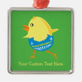 Pasen Chick aangepaste ornament (Voorkant)
