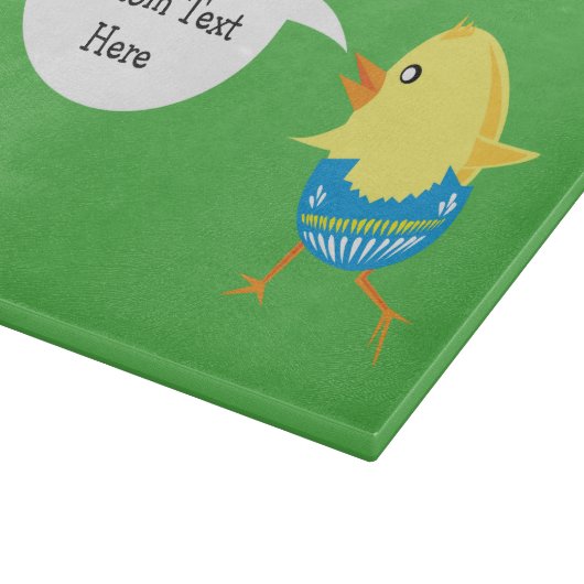 Pasen Chick aangepaste snijplank (Hoek)