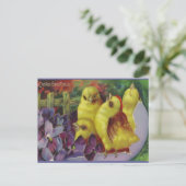 Pasen Chick Groeten Feestdagenkaart (Staand voorkant)