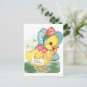 Pasen Chick Groeten Feestdagenkaart (Staand voorkant)