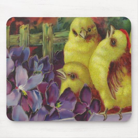 Pasen Chick Groeten Muismat (Voorkant)