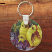 Pasen Chick Groeten Sleutelhanger (Voorkant)