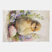 Pasen  Chick Theedoek (Horizontaal)