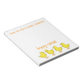 Pasen Chique Lente Whimsical  Notitieblok (Schuin)