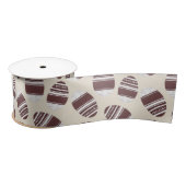 Pasen Chocolade Ei Patroon Satijnen Lint (Spoel)