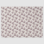 Pasen Chocolade Ei Patroon Tissuepapier (Voorkant)