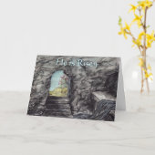 Pasen Christelijk dat hij onbeschoten tomb schilde Kaart (Gele Bloem)