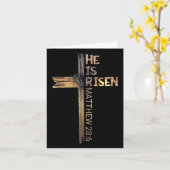 Pasen Christelijk hij is een ontstane zon herrijze Kaart (Gele Bloem)