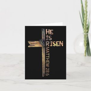 Pasen Christelijk hij is een ontstane zon herrijze Kaart