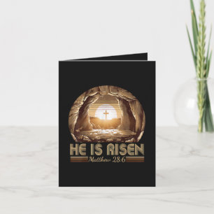 Pasen christelijk Hij is Opgewekt Jezus  Feestdagen Kaart