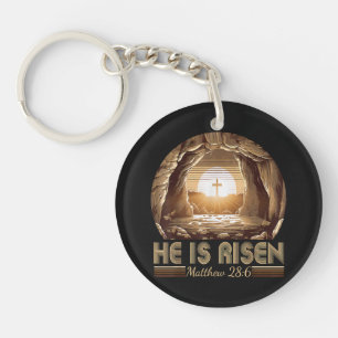 Pasen christelijk Hij is Opgewekt Jezus Sleutelhanger