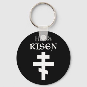 Pasen Christelijk Hij Is Opgewekt Opstanding Ortho Sleutelhanger