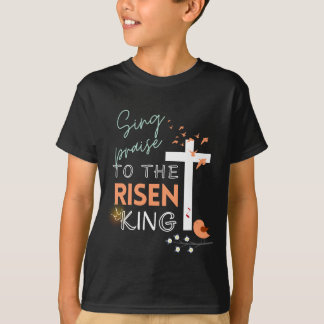 Pasen Christelijk "Sing to the Risen King" Jongens T-shirt