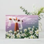 Pasen. Christelijke Paspoortkaarten Feestdagenkaart (Staand voorkant)