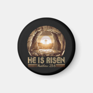 Pasen christen Hij is opgestaan Jezus Magneet