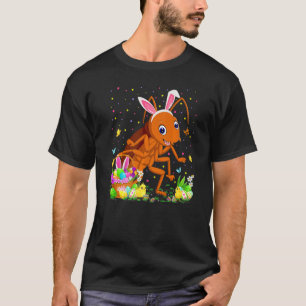 Pasen Cockroach Bunny Egg Hunting Cockroach Easte T-shirt
