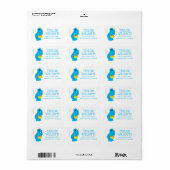 Pasen Cookie Monster Etiket (Full Sheet)